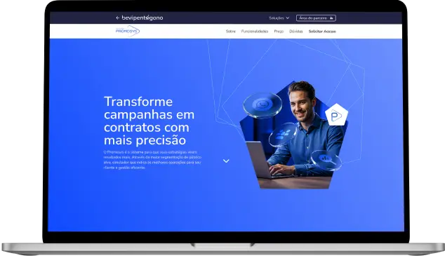 Tela do sistema Promosys